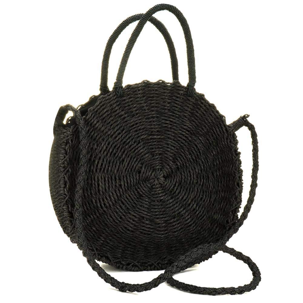Stylish Women's Hand-Woven Straw Crossbody Bag - Eco-Friendly Handmade Weave Shoulder Purse for Beach, Travel & Summer Outfits | Perfect for Vacations, Shopping & Outdoor Activities