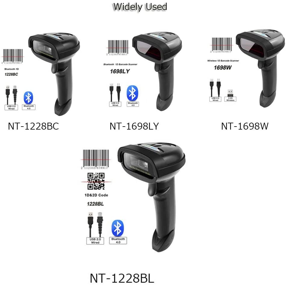 NT Series Barcode Scanner Stand - Heavy Duty Adjustable Holder for Retail, Warehouse & POS Use