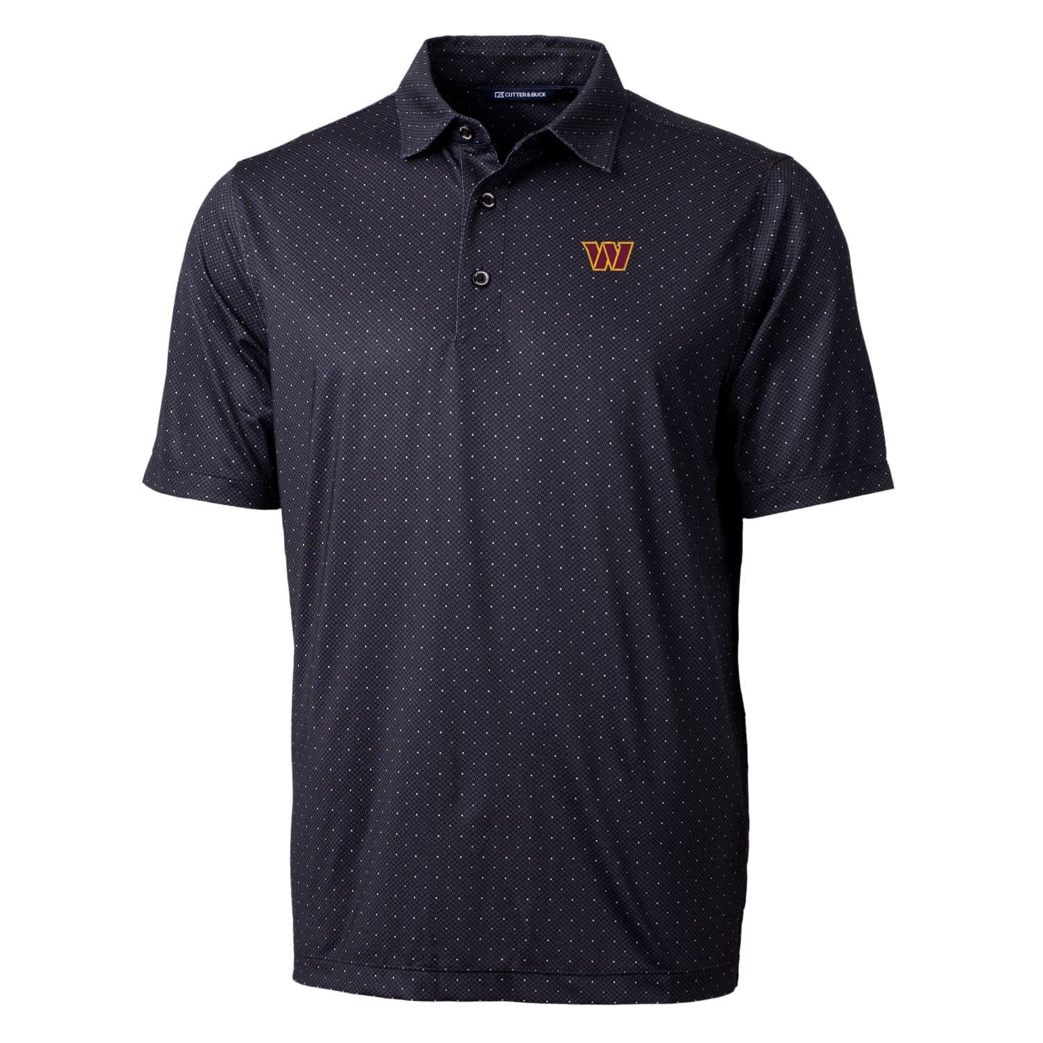 Cutter & Buck Men's NFL Big & Tall Pike Double Dot Stretch Polo Shirt - Comfortable & Breathable for Game Day & Casual Wear