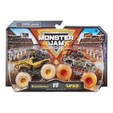 Monster Jam 1:64 Scale Die-Cast Trucks 2-Pack Assortment - Monster Truck Toy Collection for Kids & Collectors, Perfect for Playtime & Display