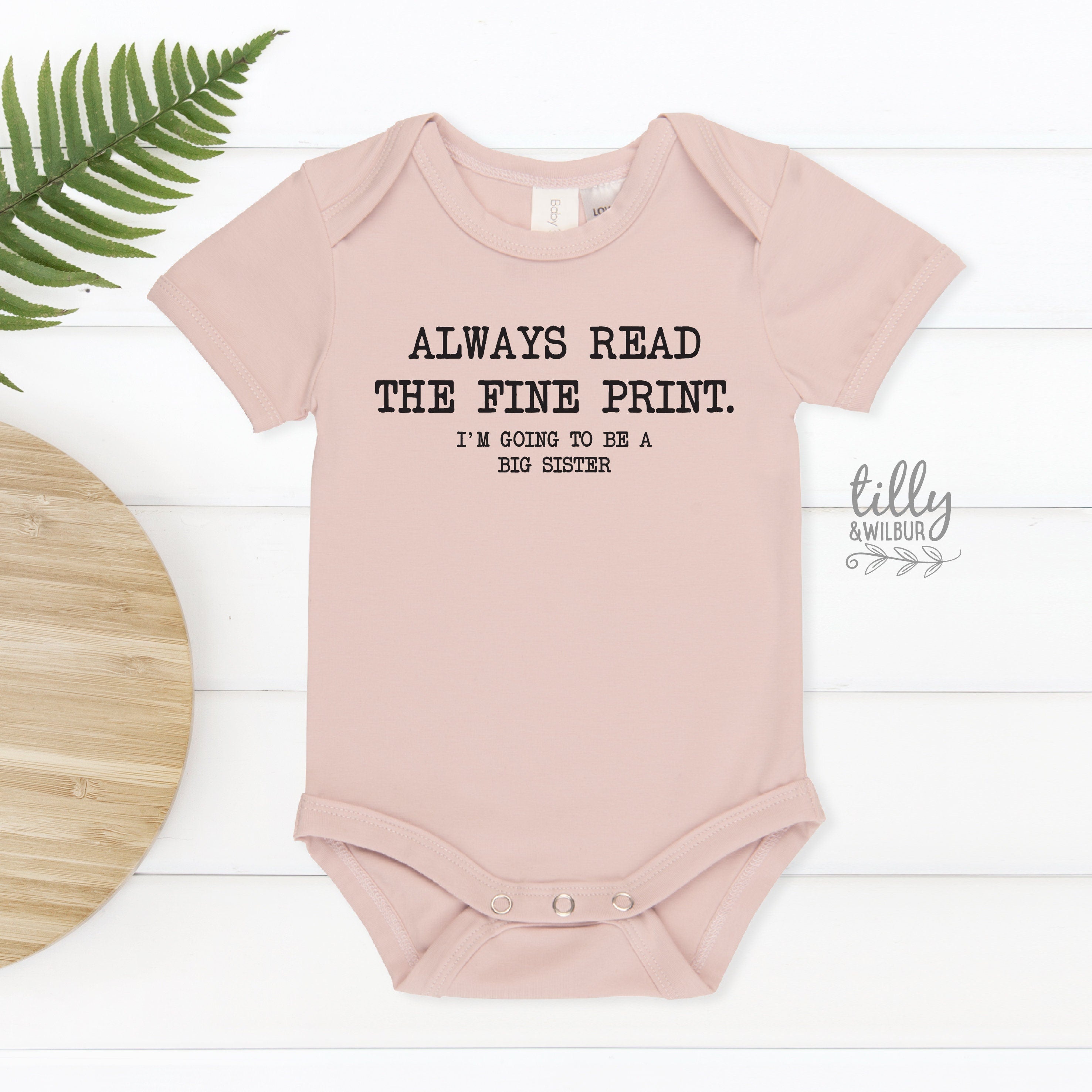 Big Sister Onesie - Soft & Comfortable Baby Bodysuit for Newborns & Toddlers - Perfect for Sibling Announcements, Family Photos & Special Occasions