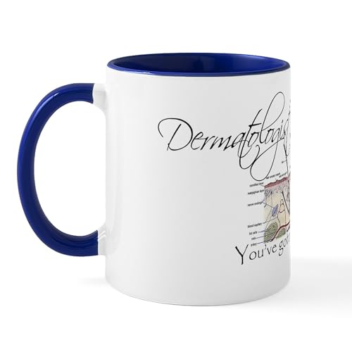 White/Navy Inside - Dermatology Mug