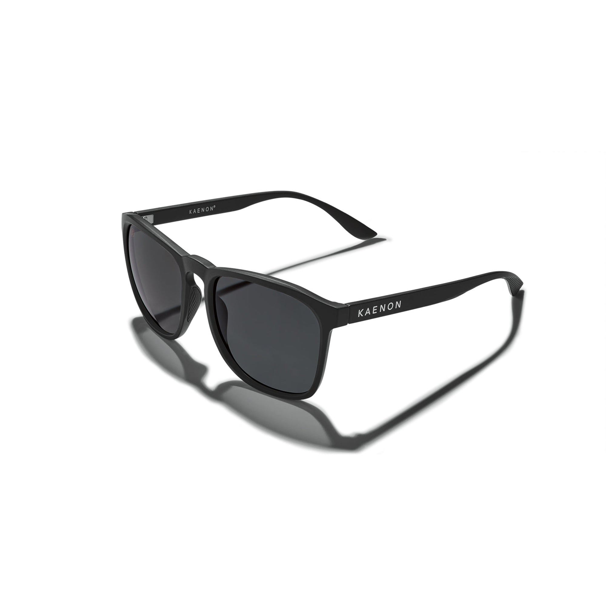 Cambria Polarized Sunglasses for Men & Women - Matte Black Frame with Grey Lenses - UV Protection - Lightweight & Comfortable - Perfect for Driving, Running, and Outdoor Activities