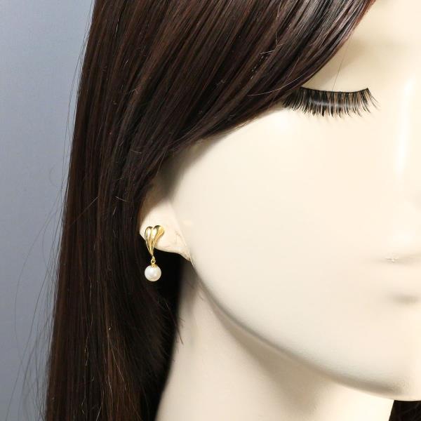 18K Yellow Gold Pearl Earrings for Women – Elegant & Timeless Pearl Stud Earrings – Perfect for Weddings, Parties & Everyday Wear