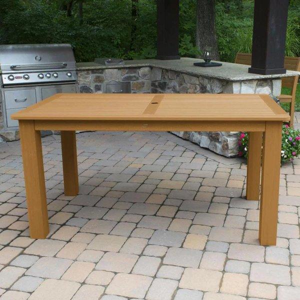 Premium Outdoor Rectangular Dining Table - Weather-Resistant Patio Furniture for Backyard, Garden & Poolside Dining - Perfect for BBQs, Parties & Family Gatherings