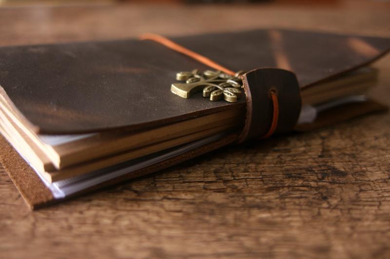 Custom Traveler's Notebook Journal - Personalized Leather Refillable Diary for Writing & Sketching - Perfect for Travel, Work, and Creative Journaling