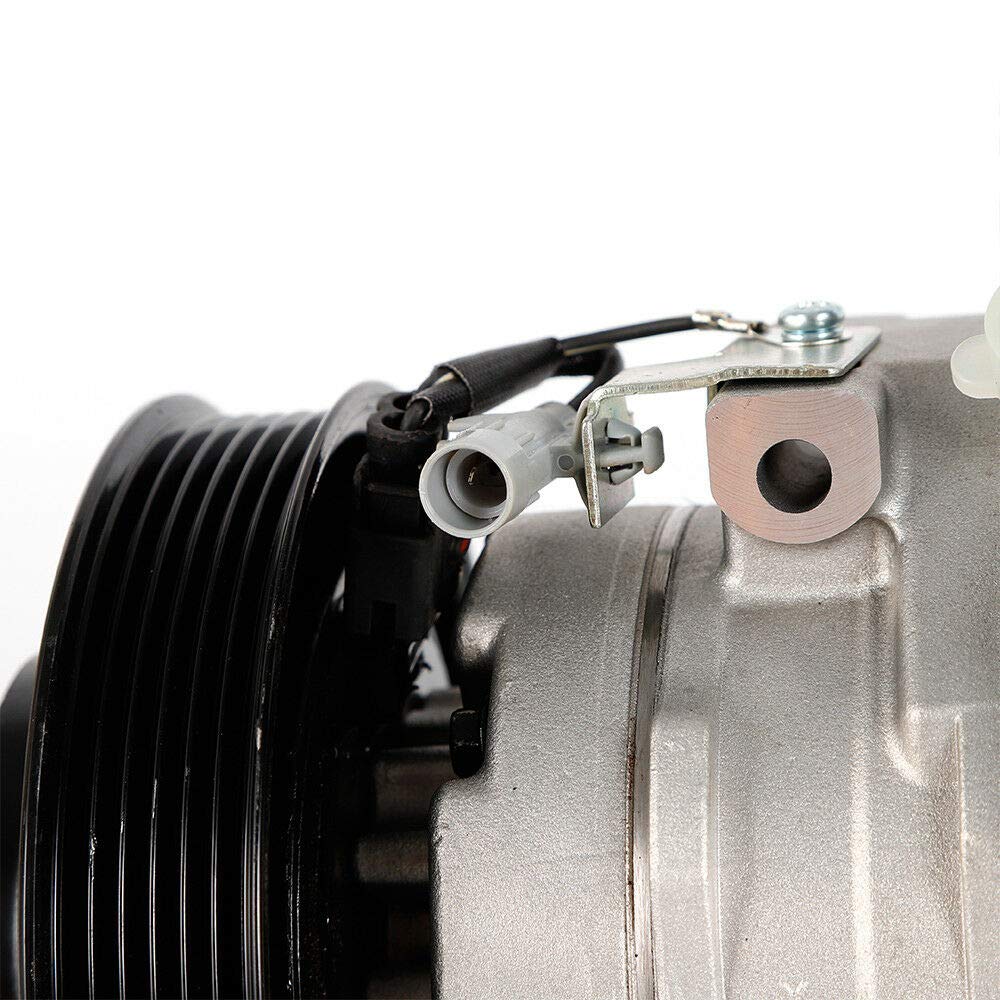 Kia Spectra & Spectra5 2.0L A/C Compressor with Clutch - Replacement Air Conditioner Compressor for 158350 | Perfect for Summer Cooling & Auto AC Repair