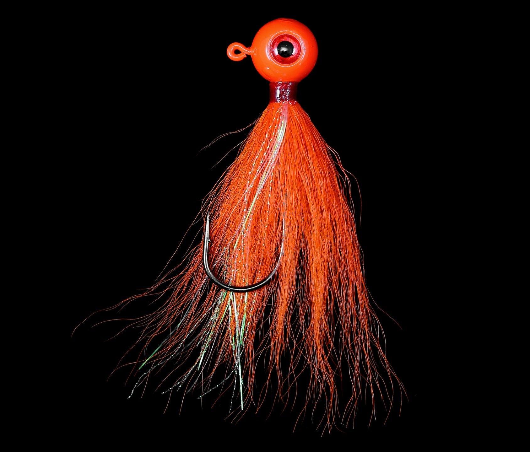 Jigging World Power Ball with Bucktail V2 Jigs - Premium Saltwater Fishing Lures for Striped Bass, Fluke & Bluefish - Ideal for Offshore & Inshore Fishing Trips
