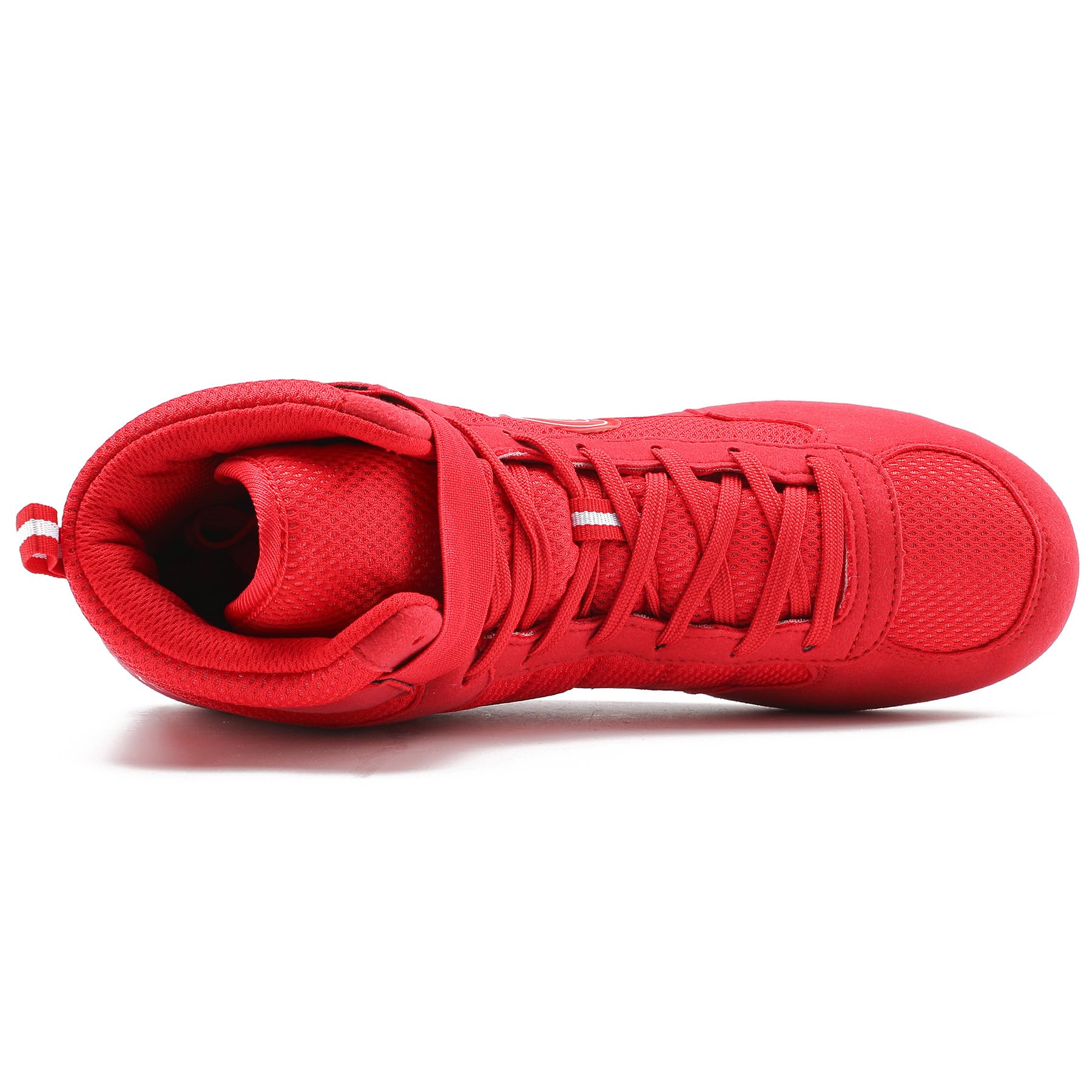 **HIKLDK Men's Wrestling Shoes - Black Boxing & MMA Training Shoes for Men - Lightweight & Breathable for Wrestling, Boxing, and Gym Workouts**