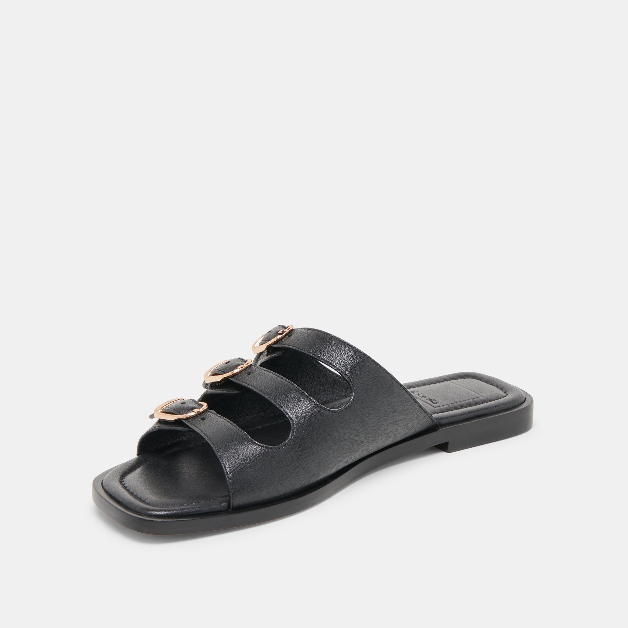 Premium Black Leather Fin Sandals for Men & Women - Comfortable Water Shoes for Beach, Pool, and Outdoor Activities