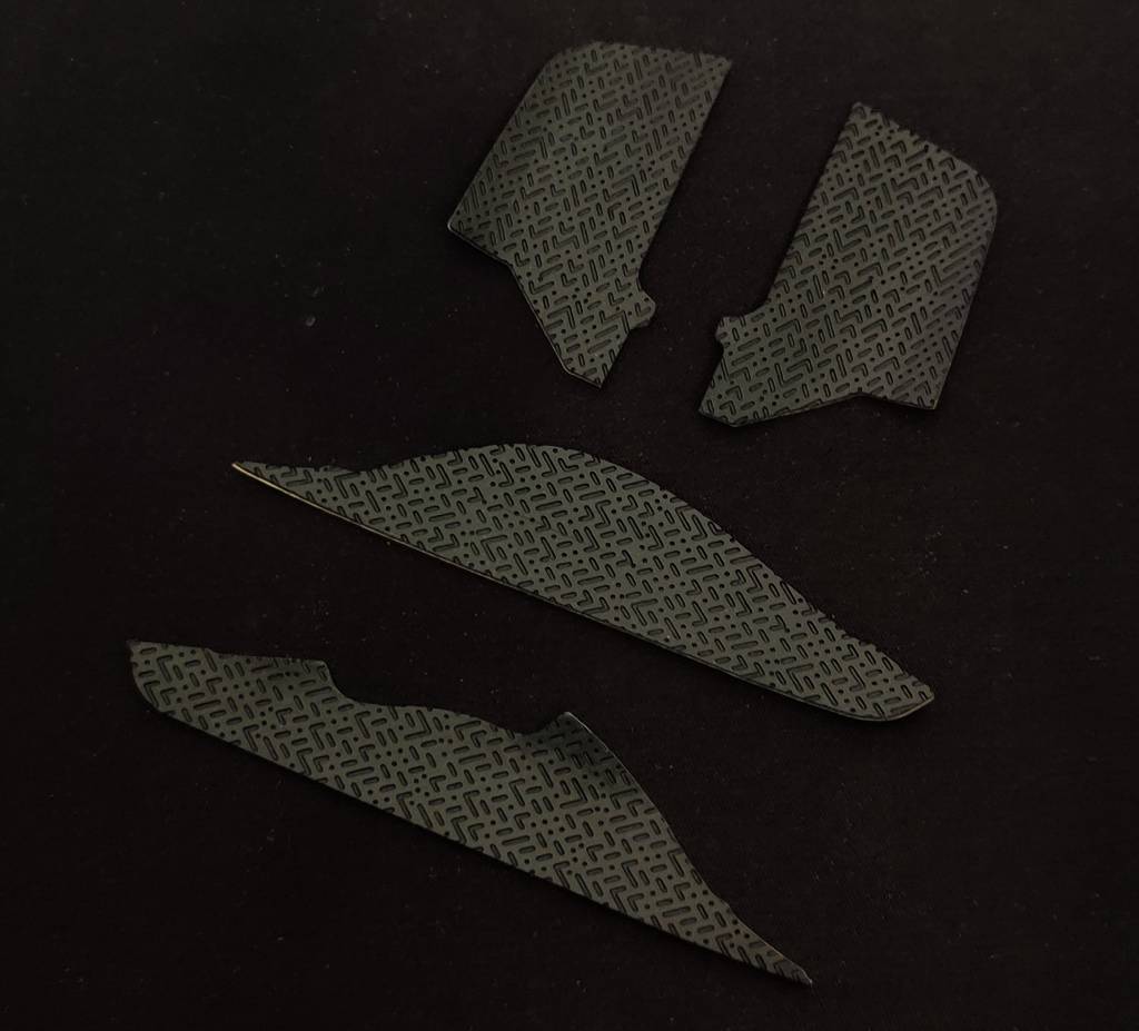 BT.L Mouse Grip Tape for Glorious Model O (Small) - Black Non-Slip Gaming Grip | Improve Control & Comfort for FPS, MOBA & Esports Gaming