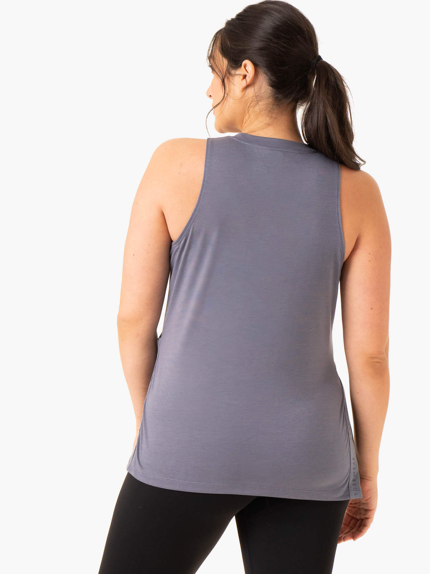 Active Bump Tank Top - Breathable Workout Shirt for Women | Steel Blue Fitness Apparel | Perfect for Gym, Running & Yoga