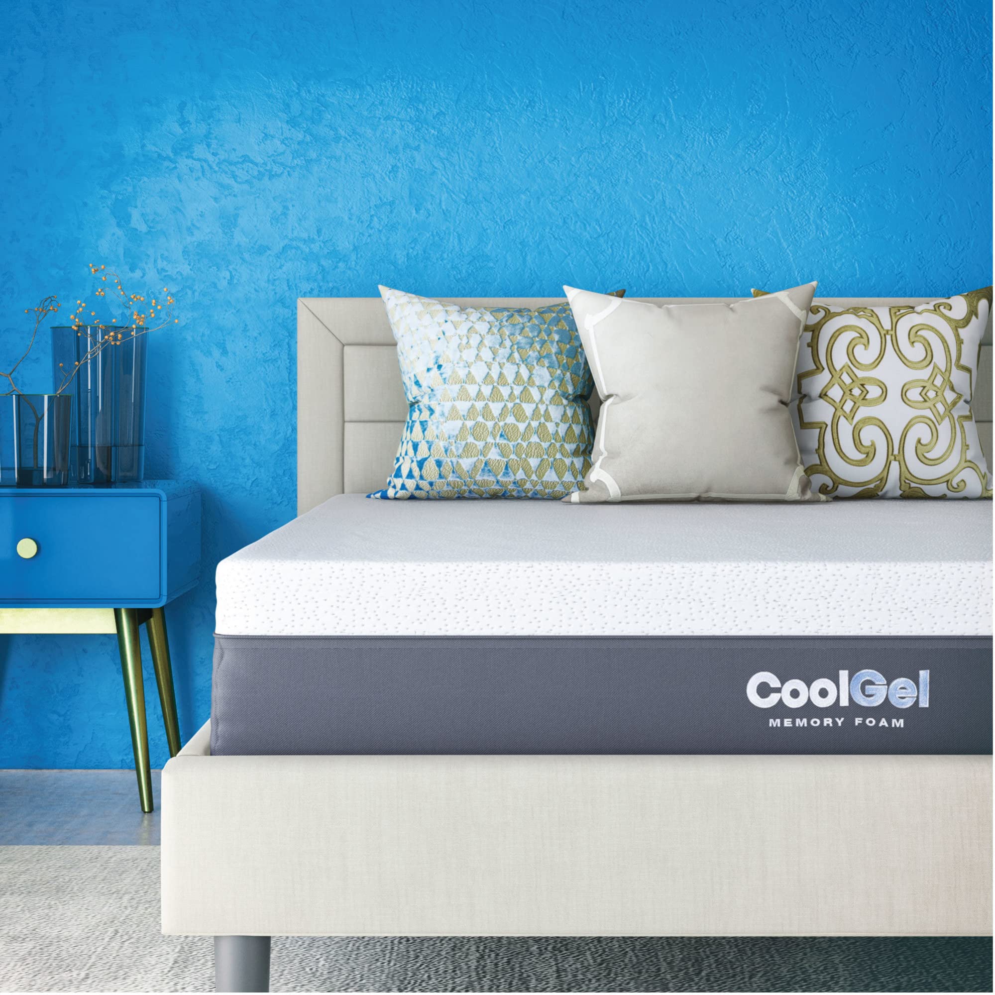 Cool Gel Ventilated Memory Foam 12-Inch Mattress - CertiPUR-US Certified Twin XL Bed-in-a-Box for Pressure Relief & Cooling Sleep | Perfect for Guest Rooms, Dorms & Small Spaces