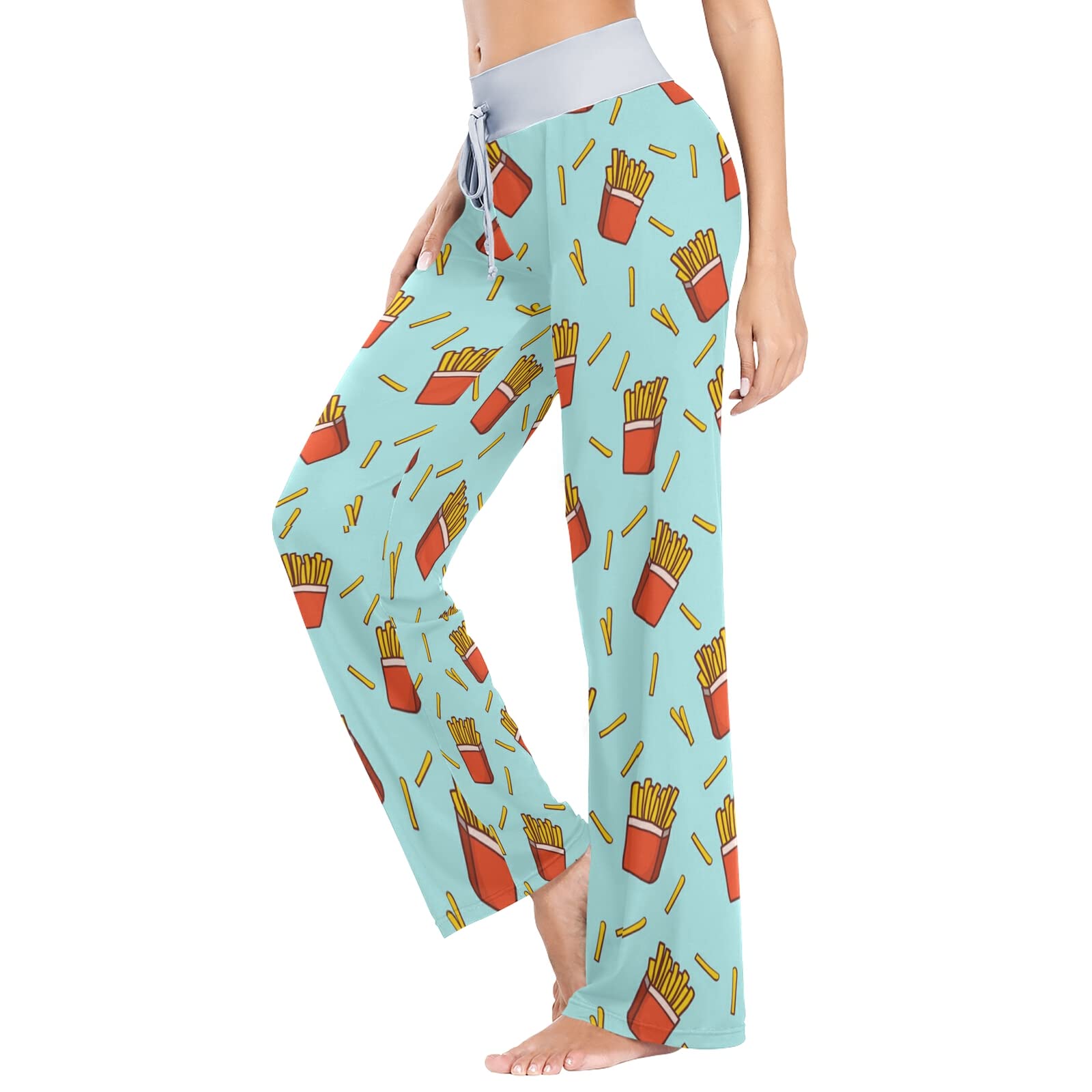 Women's Soft Cotton Pajama Pants - Loose Lounge Sleepwear with Drawstring Waist & Wide Leg Design for Ultimate Comfort - Perfect for Sleeping, Lounging & Relaxing at Home