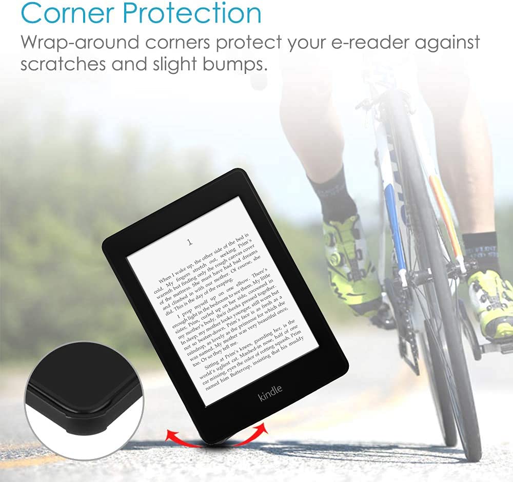 Amazon Kindle Paperwhite 1/2/3 (2012-2015 Models) Protective Case with Hand Strap - Compatible with Kindle Paperwhite E-Readers Before 2018 - Perfect for Reading, Travel & Commuting