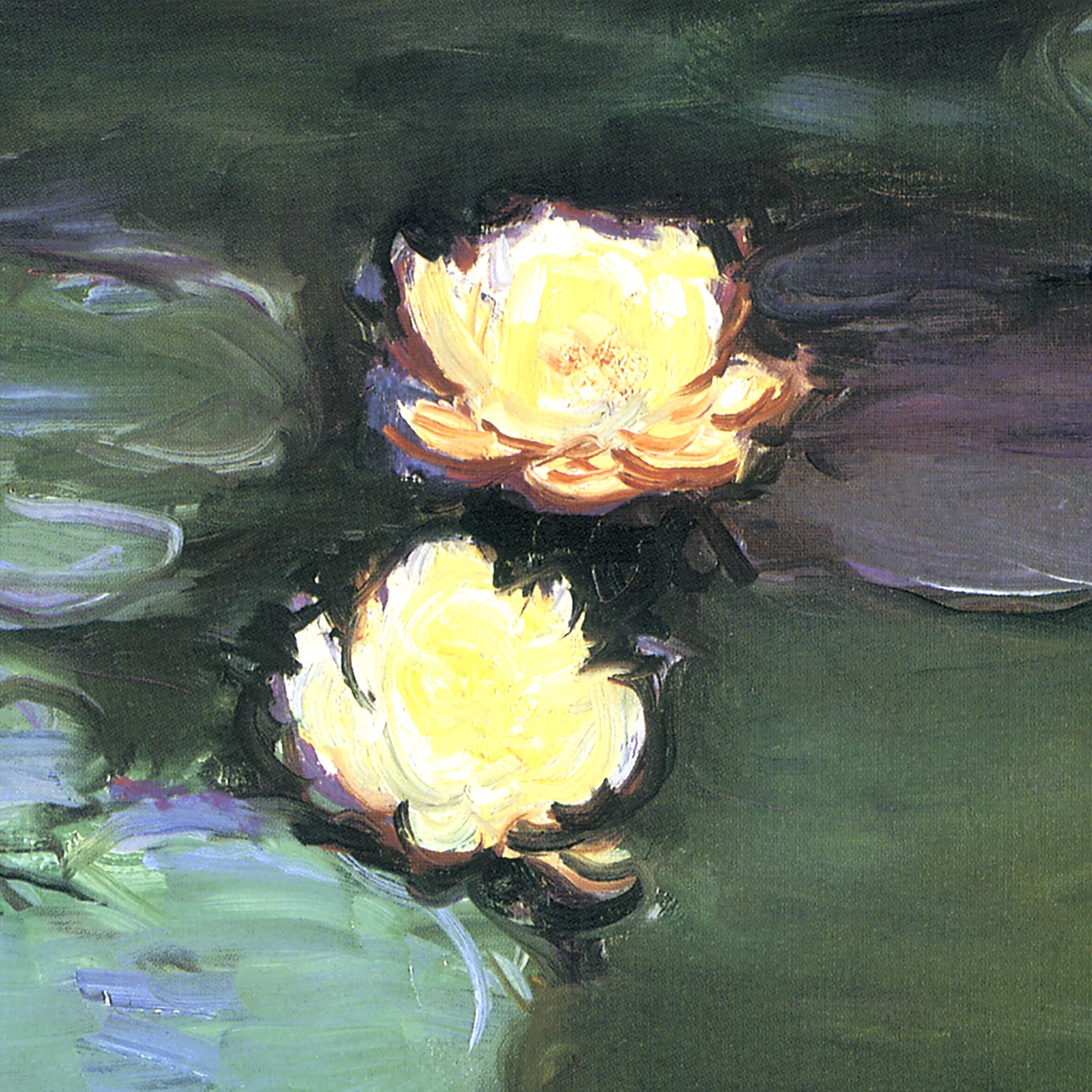 Design Toscano Water Lilies (Nympheas) 1898 Canvas Replica Painting - Large Wall Art - Perfect for Living Room, Bedroom & Office Decor