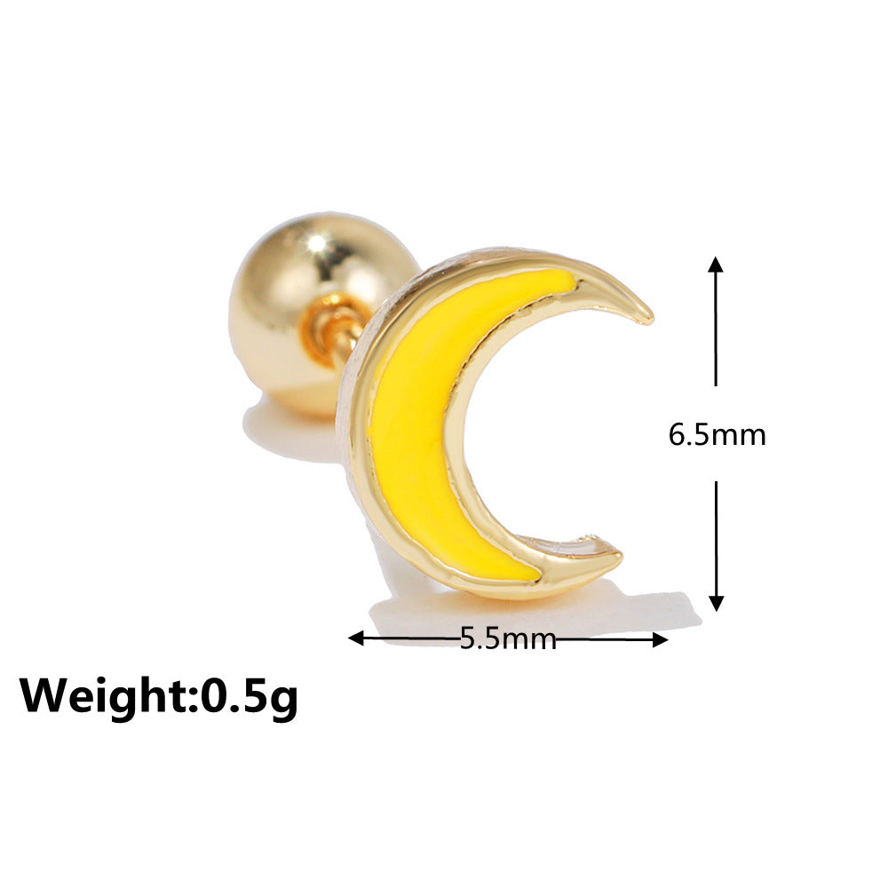 20G Multi Color Tiny Studs, Butterfly Studs, Tragus Studs - Hypoallergenic Earrings for Cartilage, Helix, and Lobe Piercings | Perfect for Daily Wear, Parties, and Gifts | EGD0228