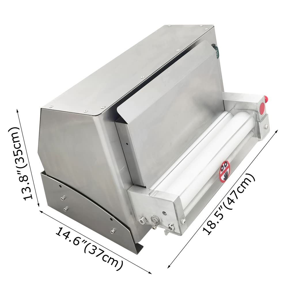 Commercial Electric Pizza Dough Roller Sheeter - 12