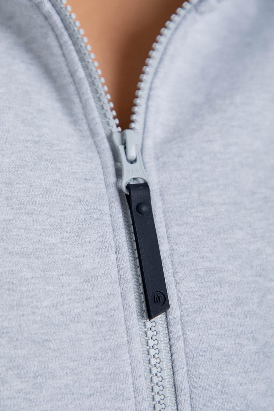 Reset Zip Sweater Grey Marle - Stylish Unisex Pullover for Casual Wear & Outdoor Activities