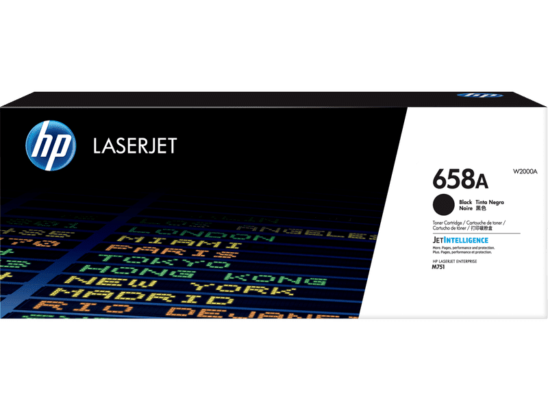 HP 658A Black LaserJet Toner Cartridge - Compatible with HP M751 Series Printers | High-Yield Replacement for Office & Home Printing Needs