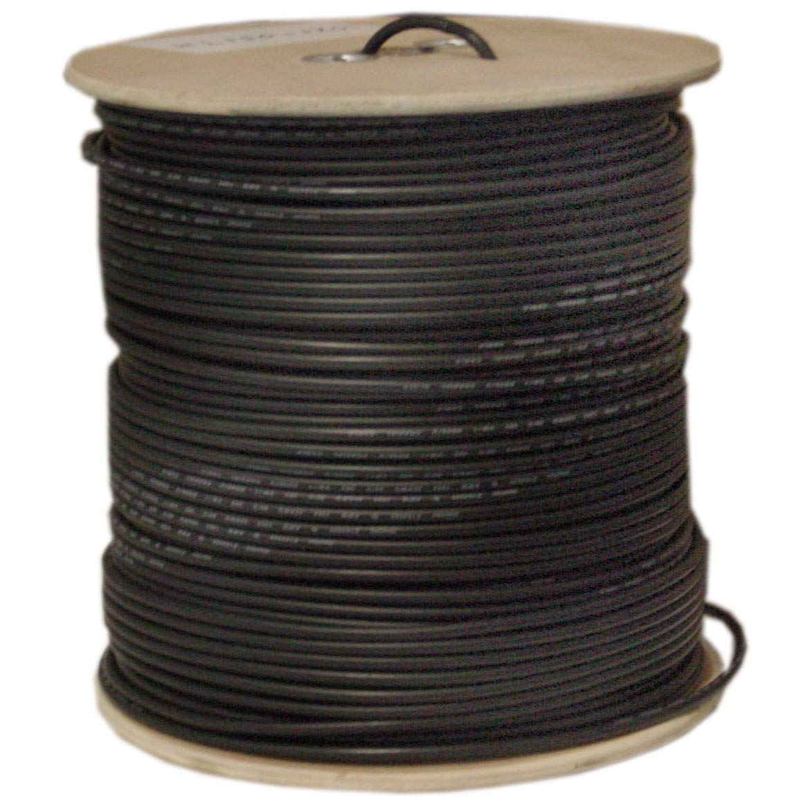 RG11 CCTV Coaxial Cable 14 AWG Solid Black 1000 ft - High-Quality Surveillance Video Cable for Security Cameras, CCTV Systems & HD Video Transmission