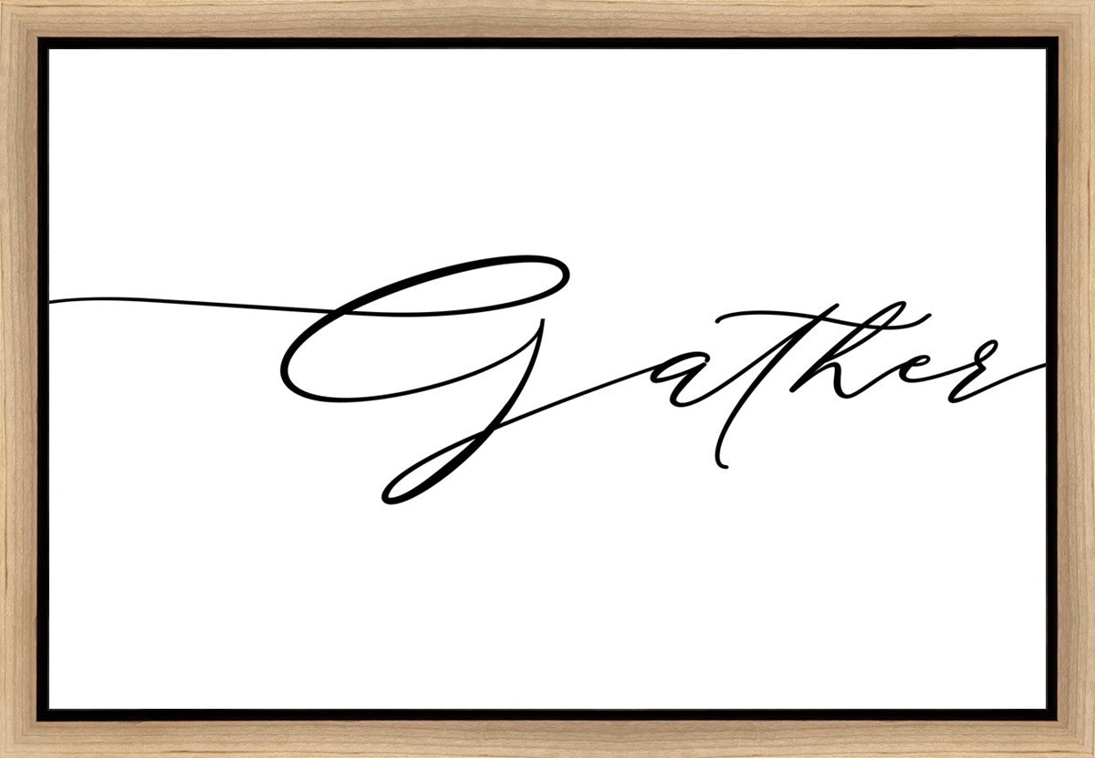 Premium Gather Gallery Wrap Canvas - High-Quality Stretched Canvas for Wall Art & Home Decor - Perfect for Living Room, Bedroom & Office Decorations