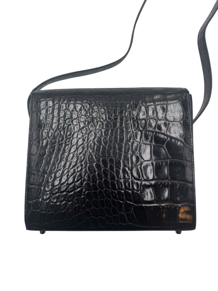 Versace Leather Embossed Handbag for Women | Luxury Designer Crossbody Purse | Perfect for Parties, Dating & Evening Events