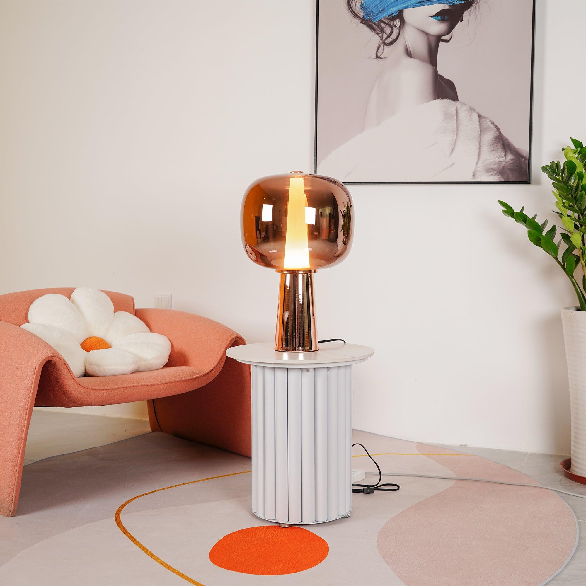 Modern Dusk to Dawn Table Lamp - Auto Sensor Night Light for Bedroom, Nursery & Office - Energy Efficient LED Desk Lamp with Adjustable Brightness - Perfect for Reading, Working & Relaxing
