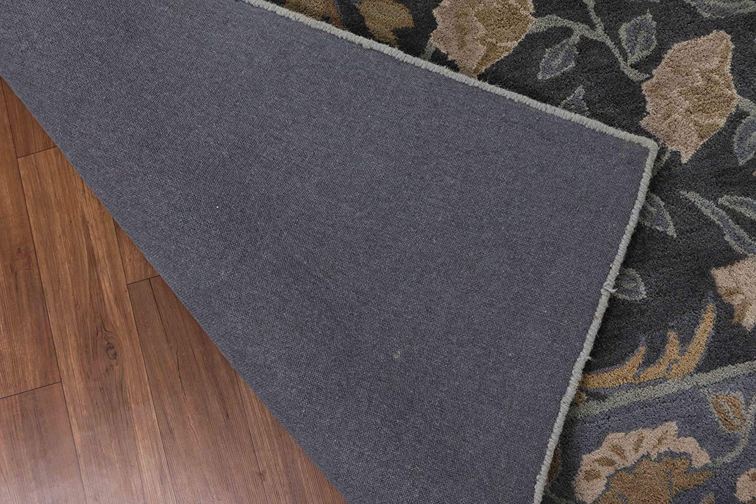 Premium Handmade ANNY Modern Tufted Wool Rug - Persian Traditional Design, 2.5'x8' Midnight Blue - Perfect for Living Room, Bedroom & Office Decor