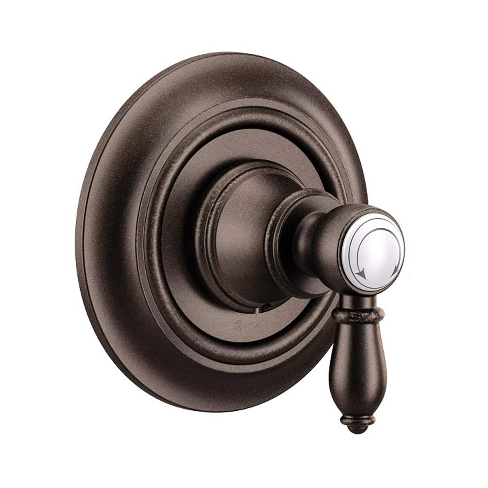 Moen UTS32205ORB Weymouth 1-Handle M-CORE Transfer Valve Trim Kit in Oil Rubbed Bronze - Valve Required - Perfect for Bathroom & Shower Plumbing Upgrades
