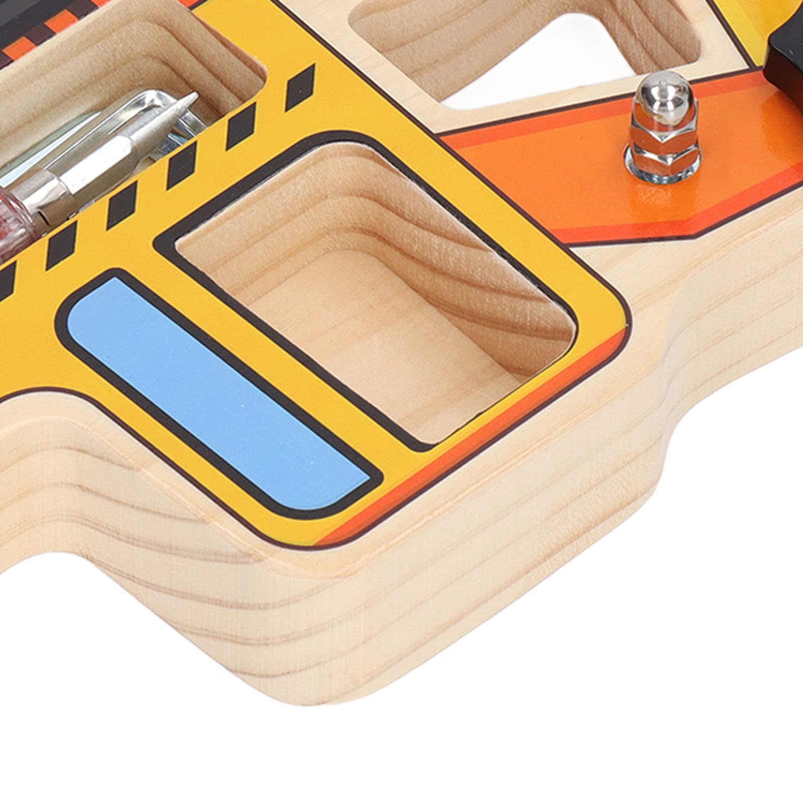 Montessori Screwdriver Board Set - Wooden Educational Toys for Toddlers & Preschoolers | Basic Life Skills, Sensory Learning, Fine Motor Development | Perfect for Homeschooling & Early Childhood Classroom Activities