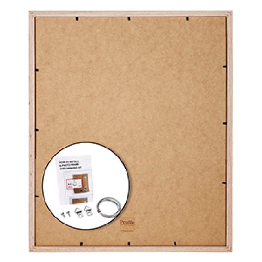 Classic Natural Oak A2 Picture Frame - 11.7 x 16.5 Inch Wood Photo Frame for Wall Display, Home Decor & Office Art - Perfect for Family Photos, Artwork & Certificates
