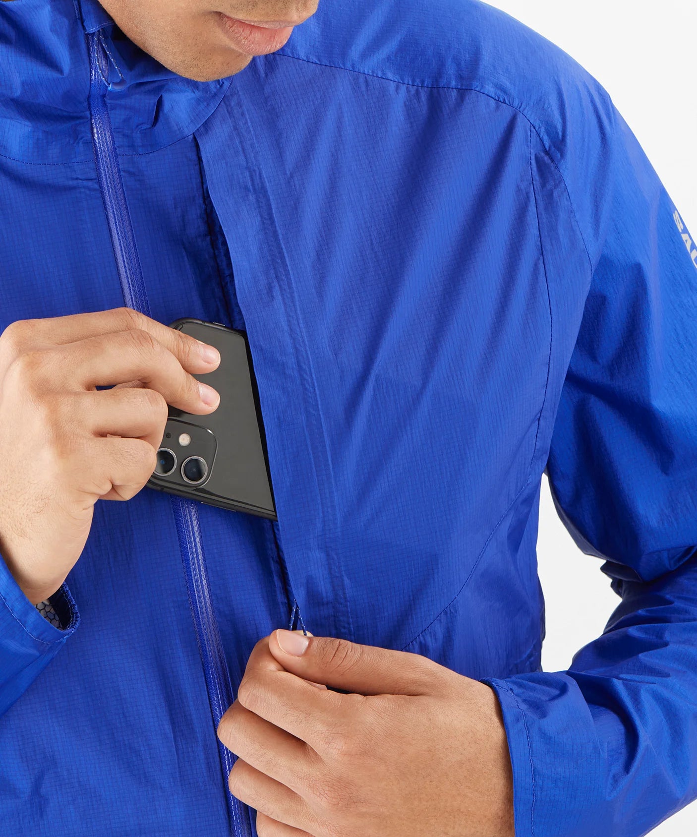 Bonatti Men's Waterproof Jacket - Lightweight Windproof Raincoat for Hiking & Outdoor Activities - Past Season Collection
