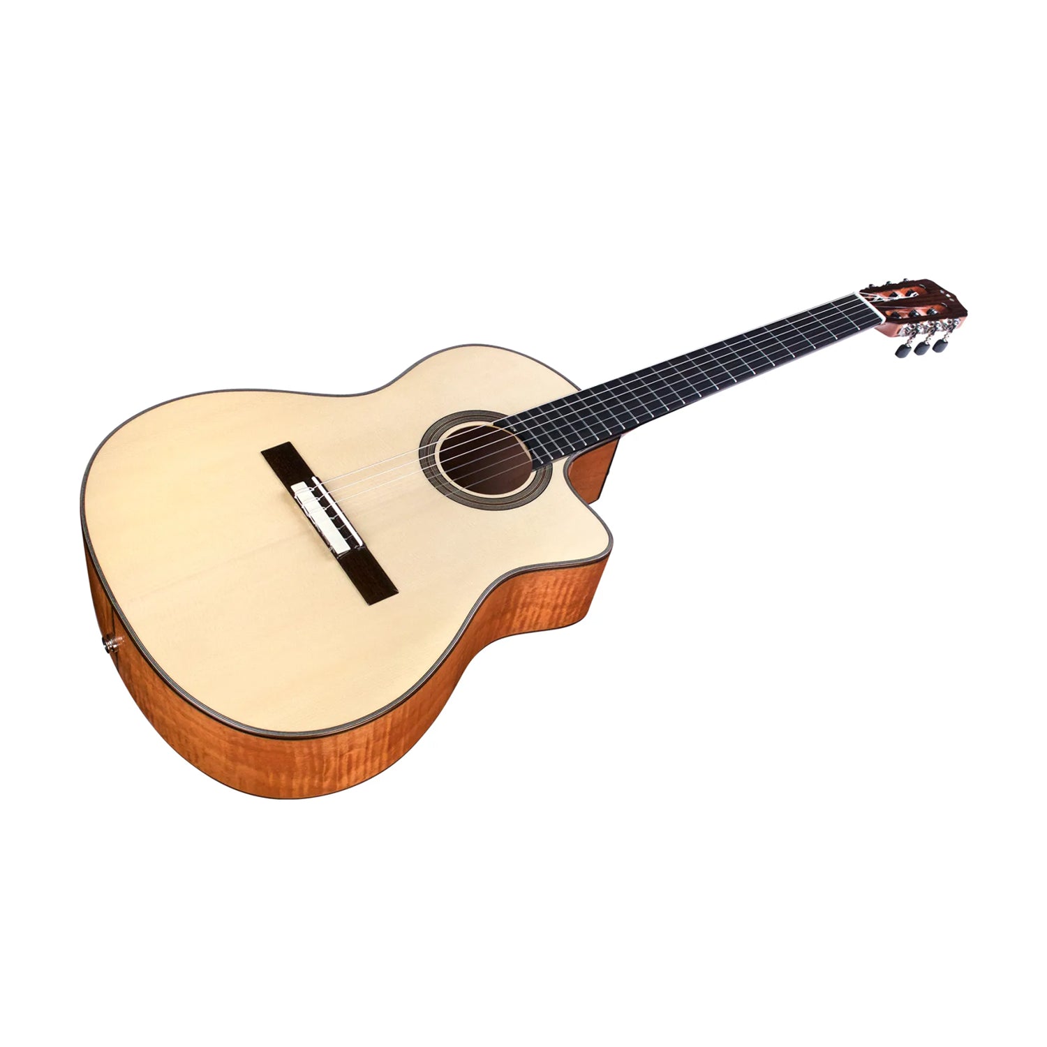 Córdoba Fusion 14 Maple Nylon String Acoustic Electric Guitar - Natural Finish | Professional Classical Guitar for Performances, Recording & Home Practice
