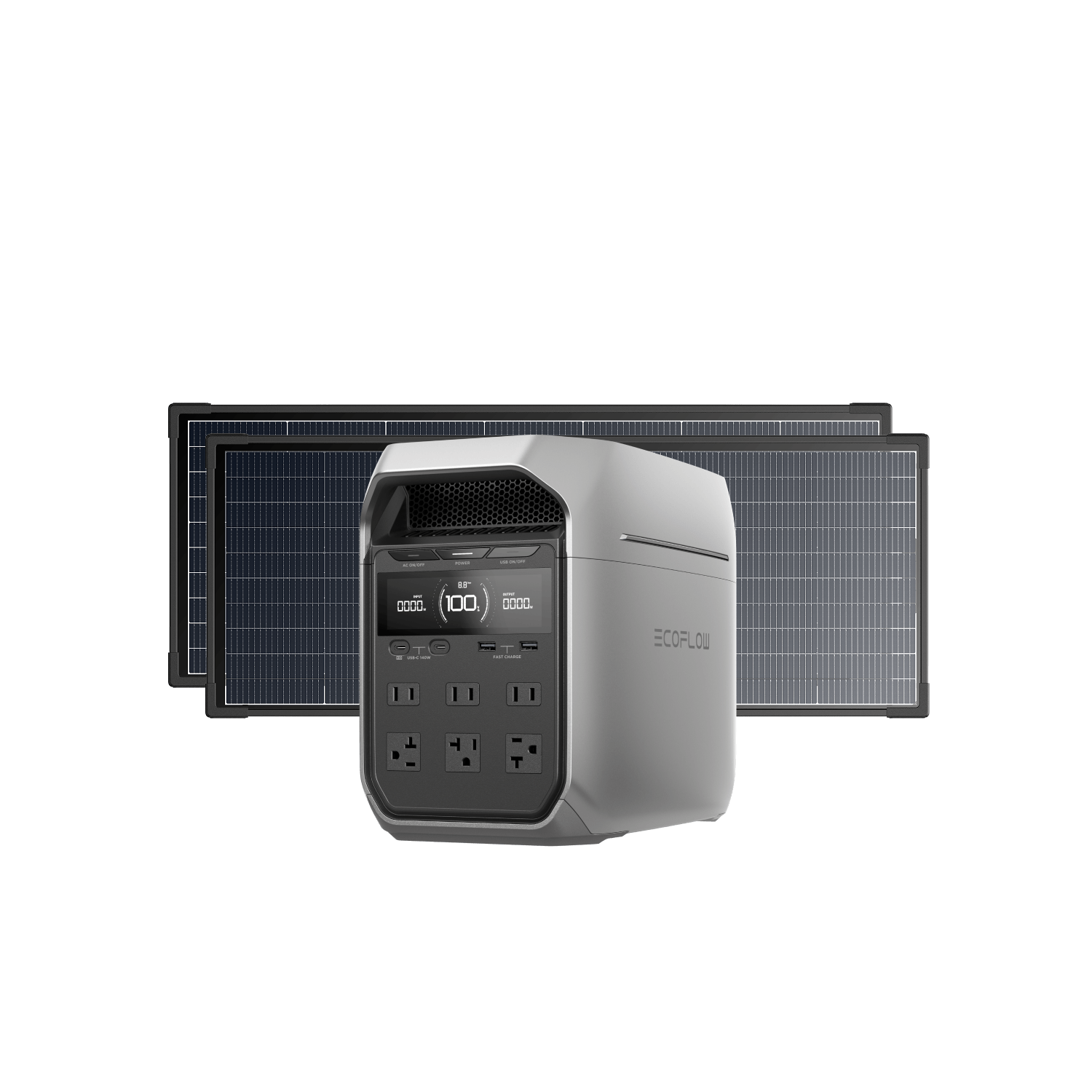 EcoFlow 130W RVMax Rigid Solar Panel - High Efficiency Portable Solar Charger for RV, Camping, Off-Grid Power & Emergency Backup