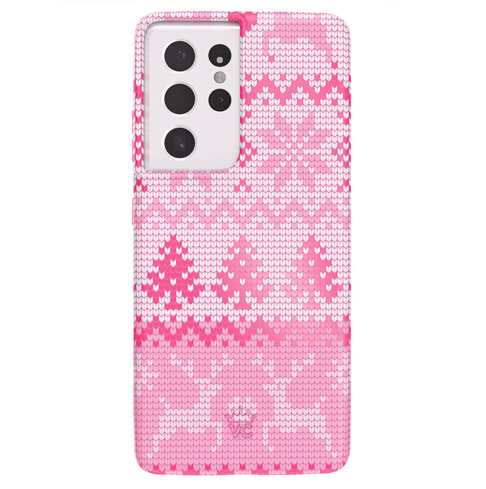 Bubble Gum Sweater Samsung Phone Case - Trendy Soft Silicone Cover for Samsung Galaxy S21/S20/Note 20 - Cute Kawaii Aesthetic for Girls & Teens - Perfect for School, Work & Everyday Use