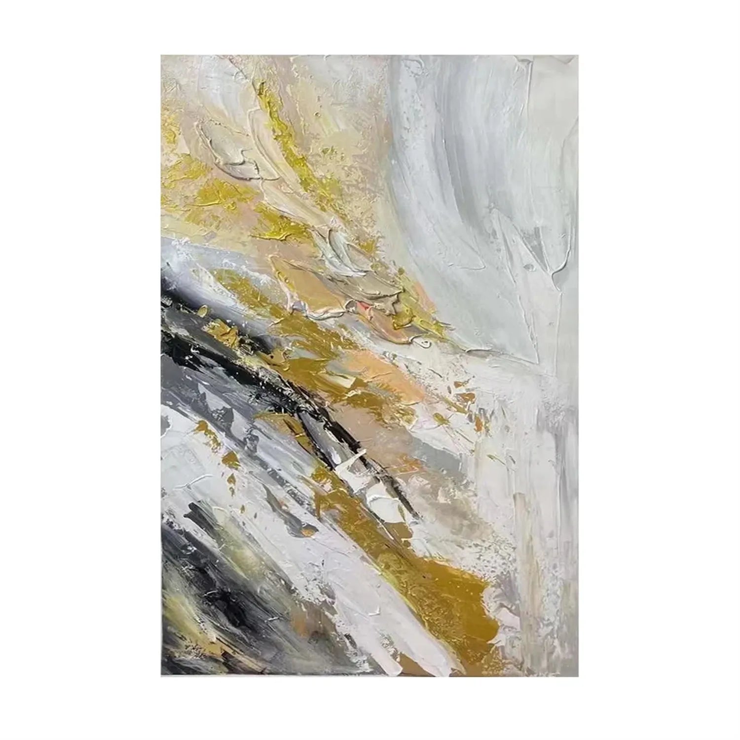Abstract Painting #AB 251 - Modern Canvas Wall Art for Home & Office Decor - Perfect for Living Room, Bedroom, or Workspace