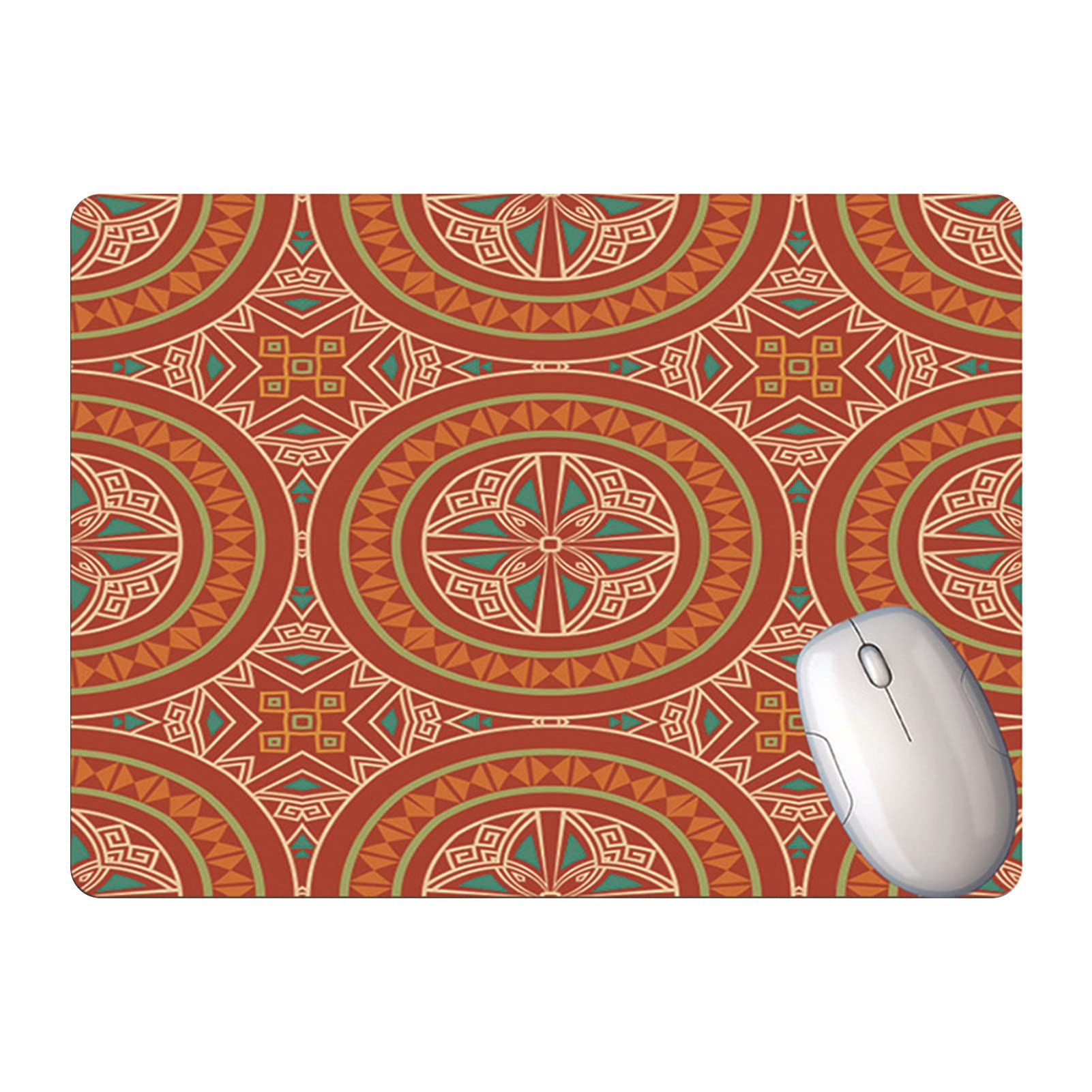 Premium Soft Anti-Slip Mouse Pad with Wrist Rest - Ultra-Thin Statue of Liberty Design Gaming & Office Desk Mat (11