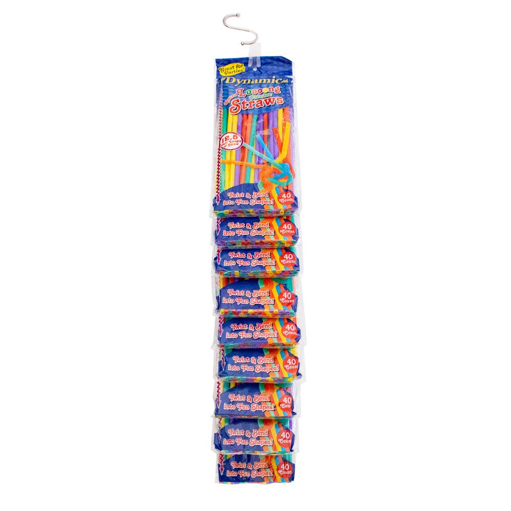 Extra Long Flexible Straws 36 Pack (1440 Straws) - Reusable Bendable Drinking Straws for Smoothies, Milkshakes & Cocktails - Perfect for Parties, Restaurants & Home Use
