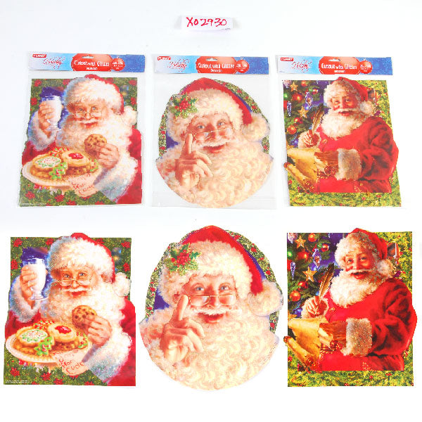 3D Christmas Paper Cutout with Glitter - 12