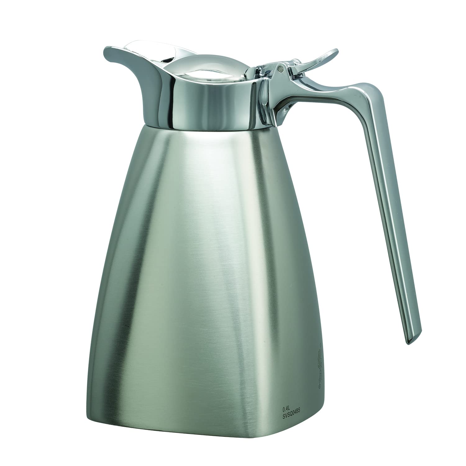 Stainless Steel Vacuum Insulated Square Server - 0.4 Liter (10 oz) Brushed Finish - Perfect for Restaurants, Bars & Home Entertaining