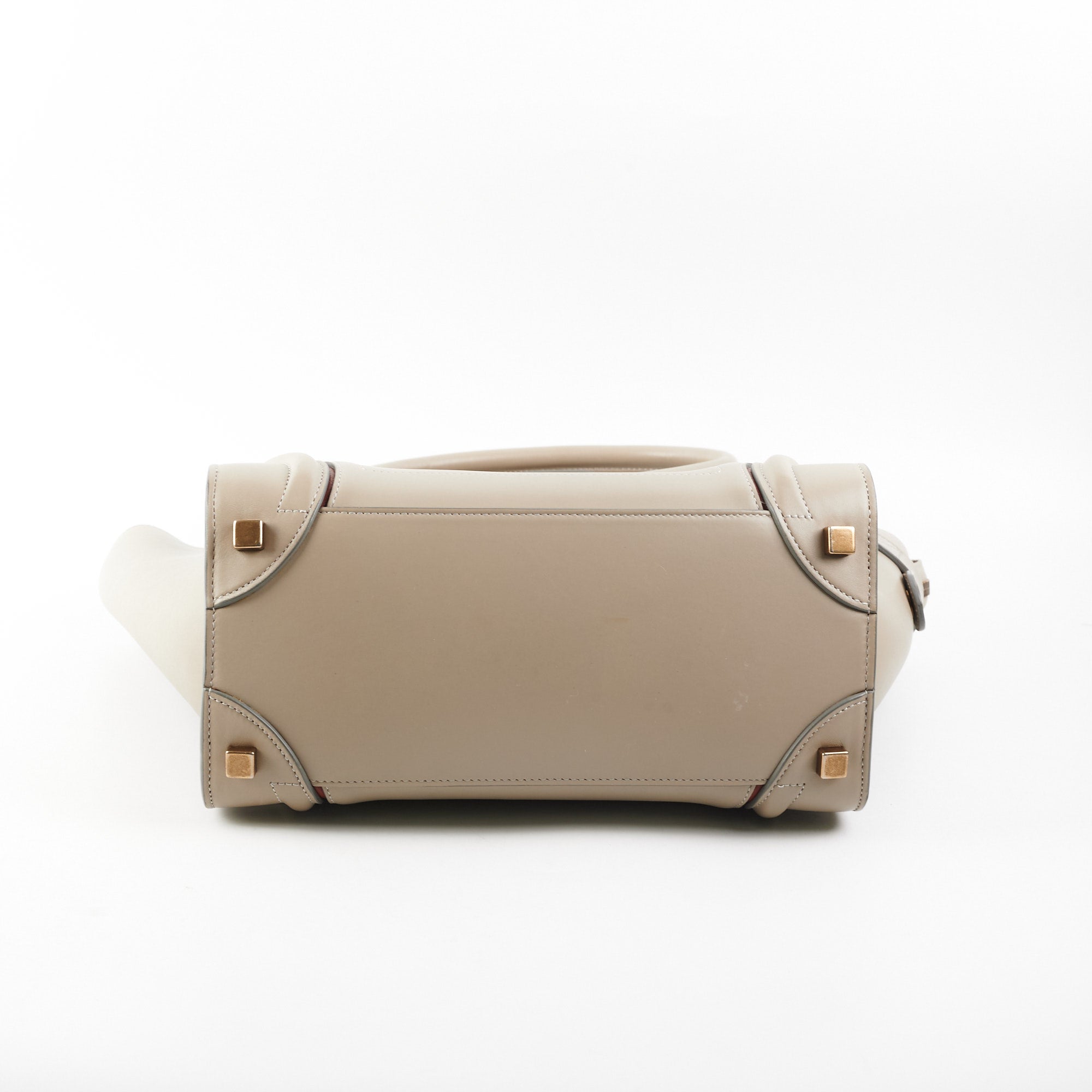 Celine Micro Luggage Bag in Grey | Premium Leather Crossbody Handbag for Women | Perfect for Work, Travel & Everyday Use
