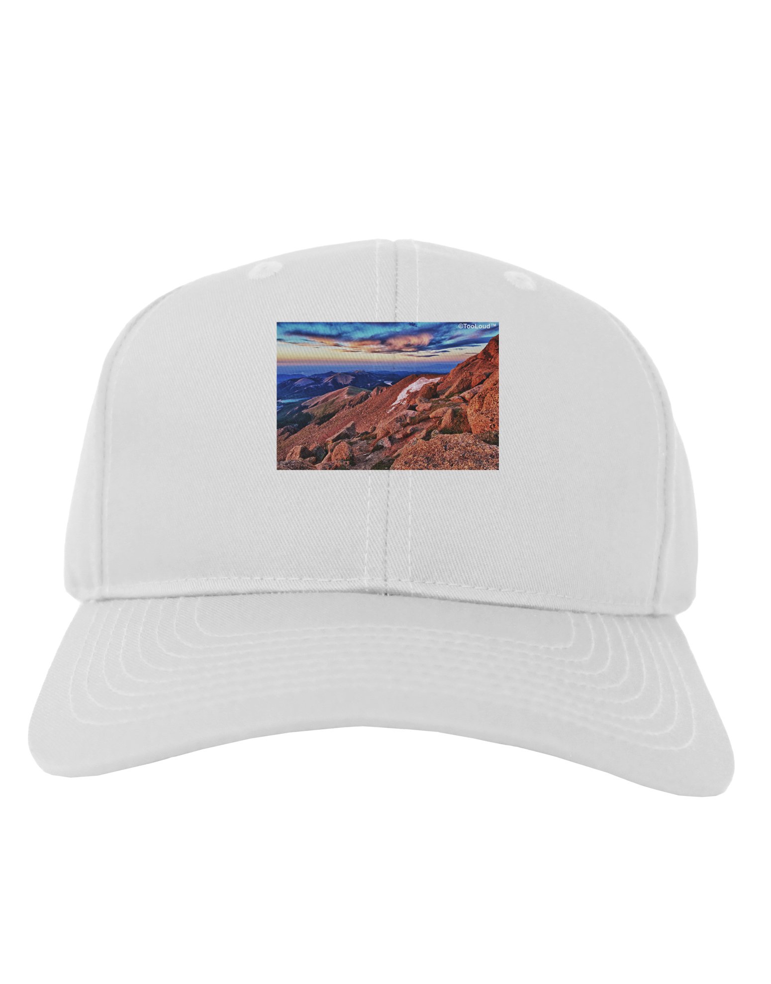 TOOLOUD Colorado Mountain Sunset Baseball Cap for Men & Women - Adjustable Dad Hat for Outdoor Hiking, Camping & Travel