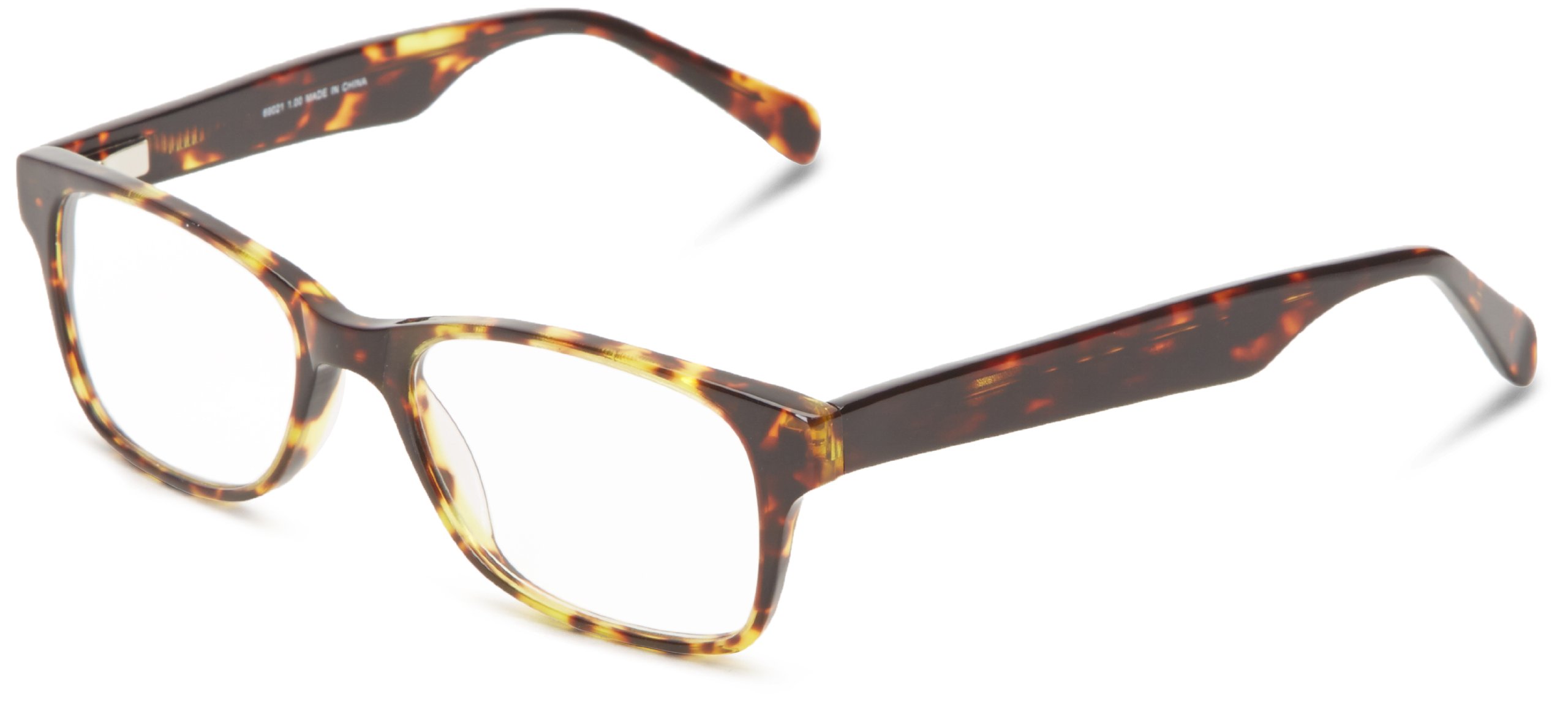 A.J. Morgan Ray 69021 Rectangular Reading Glasses for Men & Women - Lightweight Comfortable Eyewear for Reading, Computer Use & Daily Activities