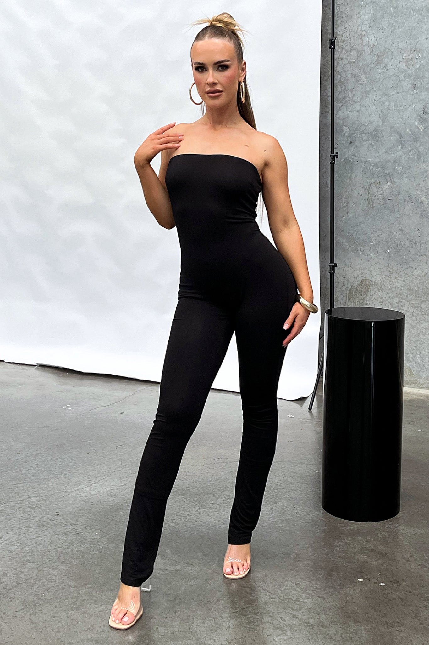 Isobel Women's Black Jumpsuit - Stylish & Comfortable One-Piece Outfit for Casual Wear, Parties & Office