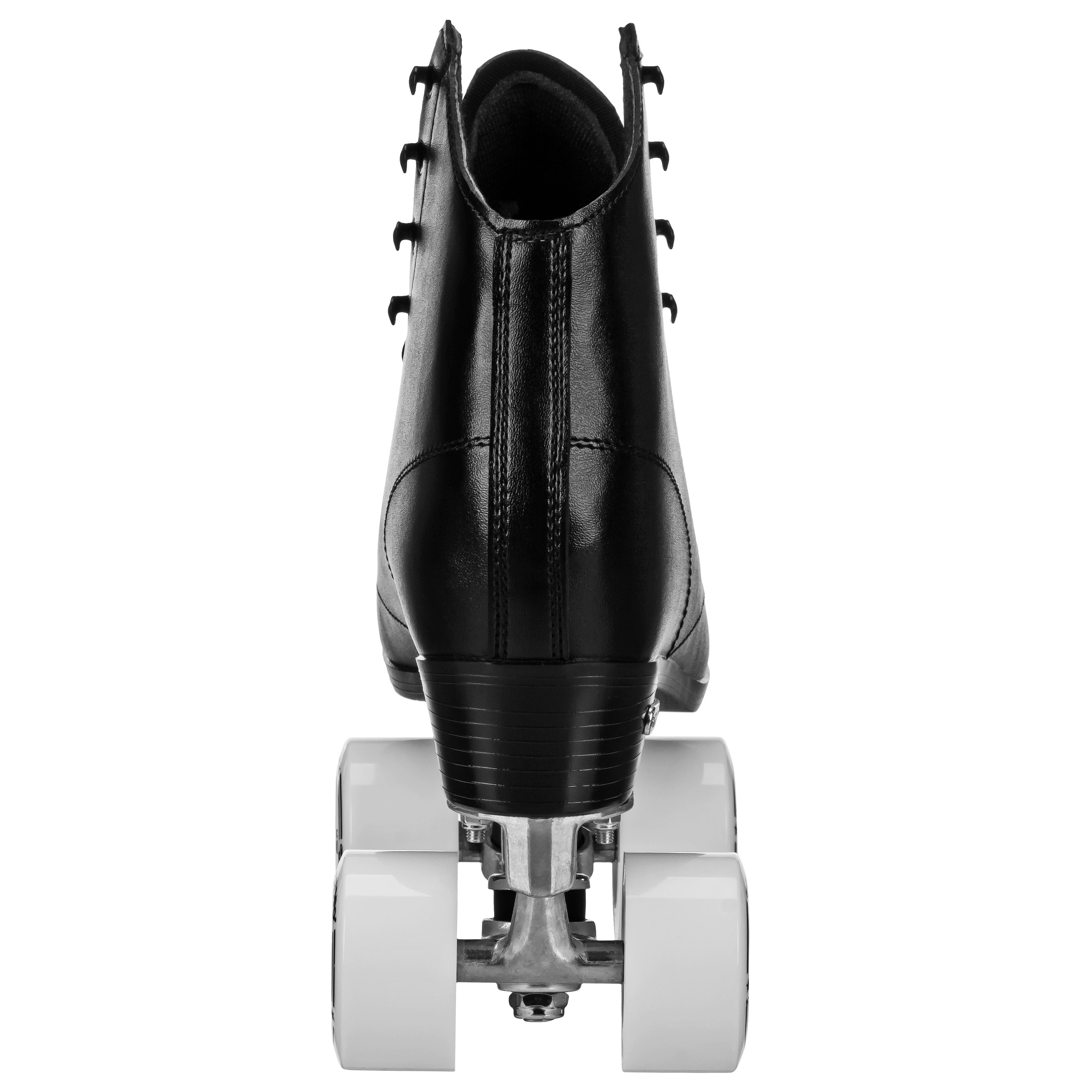 Stratos High-Top Men's Roller Skates - Premium Quad Roller Skates for Adults with Adjustable Toe Stops - Perfect for Indoor & Outdoor Skating, Rink, Park, and Fitness Roller Skating