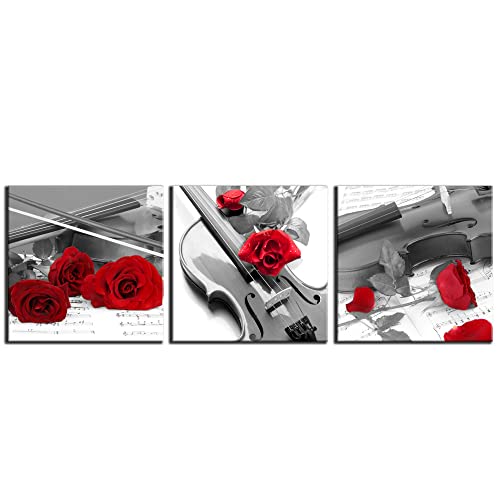 Violin and Rose