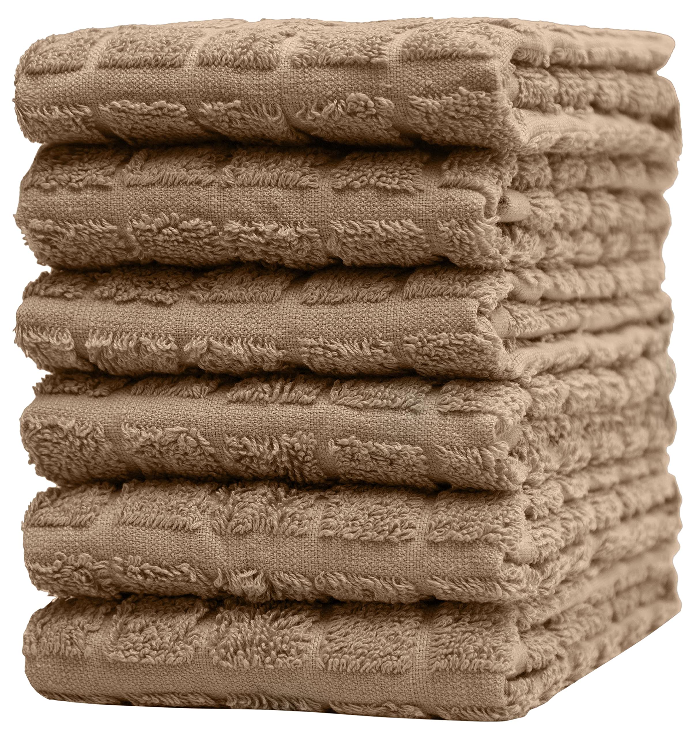 Premium Cotton Kitchen Towels Set (6 Pack) - 16