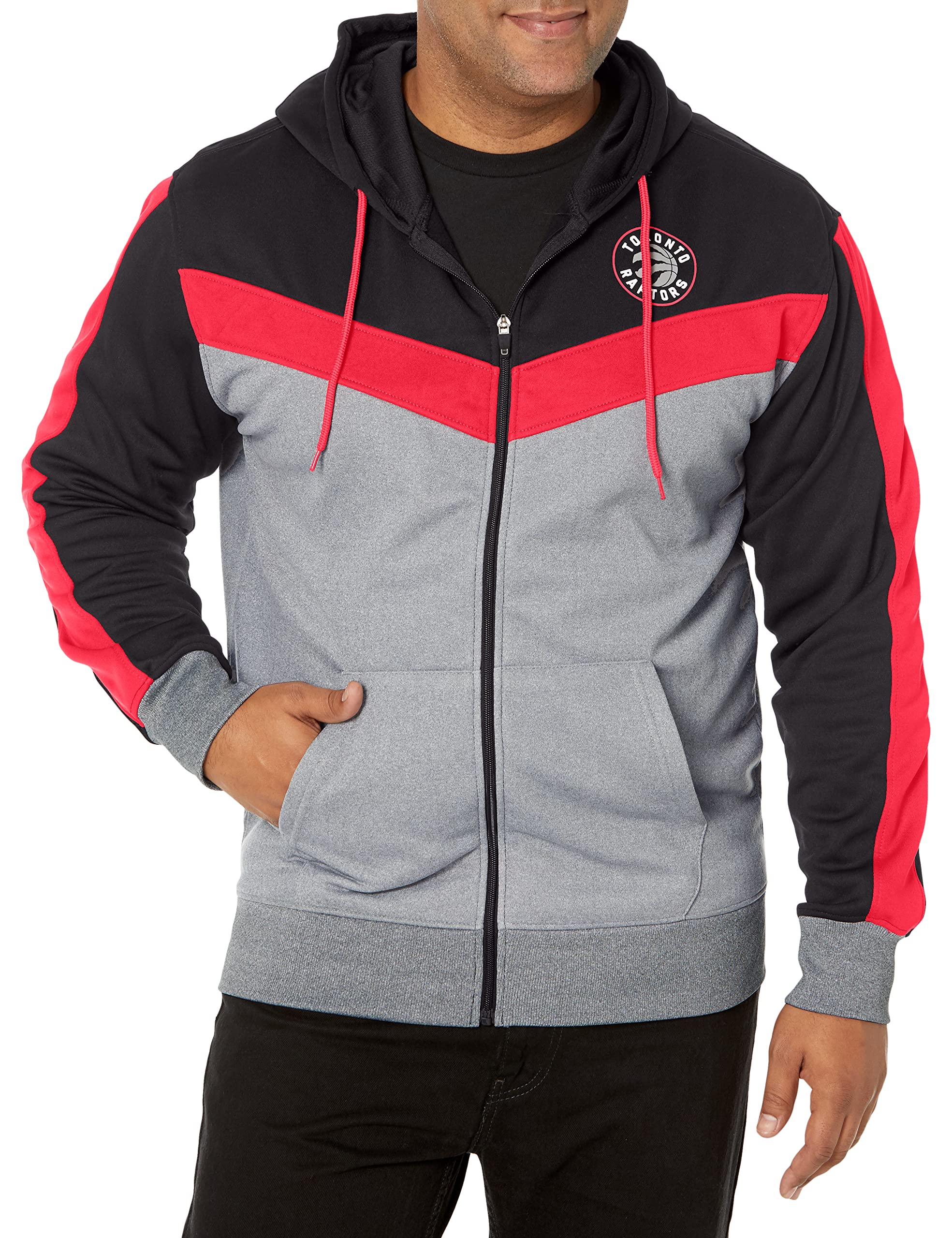 Ultra Game Men's Soft Fleece Full Zip Hooded Jacket - Warm Winter Pullover for Gaming, Outdoor Activities & Casual Wear