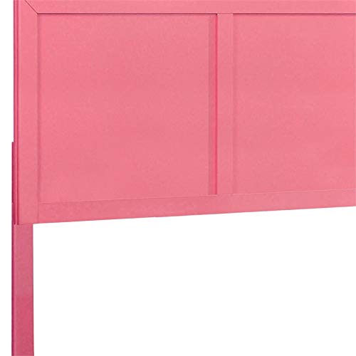 Furniture of America Kolora Adjustable Youth Headboard - Pink Full to Queen Size - Perfect for Kids' Bedrooms & Teen Girls' Room Decor
